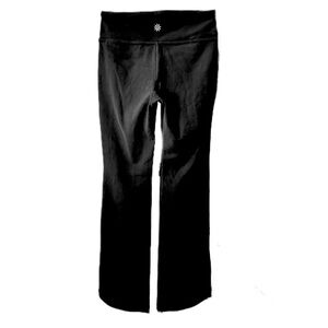 NWT Athleta Girl high-rise flare chit chat leggings, black, size Small (7)